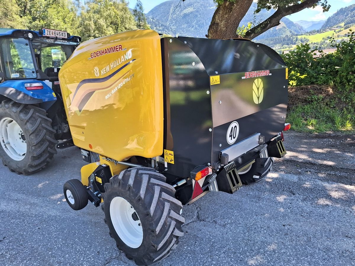 Rundballenpresse des Typs New Holland Rollbar 120 Utility ohne Schneidwerk, Neumaschine in Burgkirchen (Bild 6)