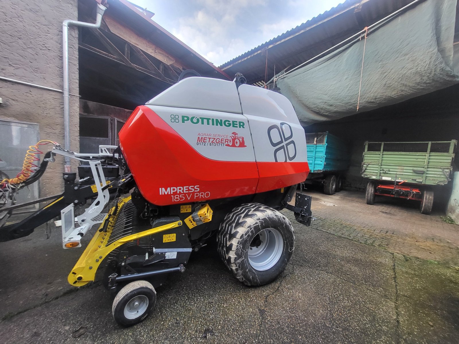 Rundballenpresse typu Pöttinger Impress 185 VC PRO, Gebrauchtmaschine v Gelchsheim (Obrázek 5)