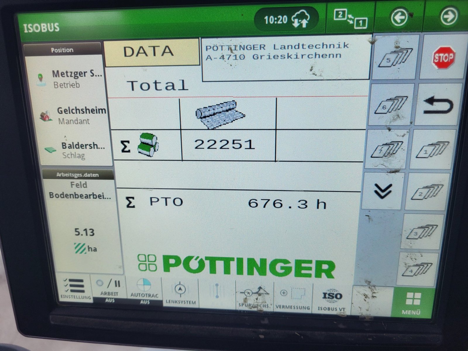 Rundballenpresse typu Pöttinger Impress 185 VC PRO, Gebrauchtmaschine v Gelchsheim (Obrázek 8)