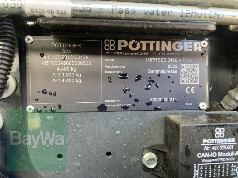 Rundballenpresse du type Pöttinger IMPRESS 3160 V PRO, Vorführmaschine en Nuertingen (Photo 15)