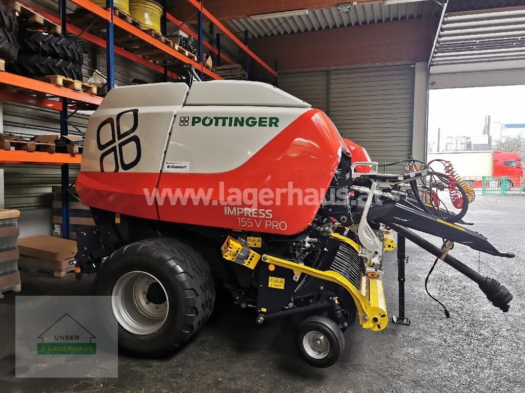 Rundballenpresse des Typs Pöttinger IMPRESS V155 PRO, Gebrauchtmaschine in Allhartsberg (Bild 1)