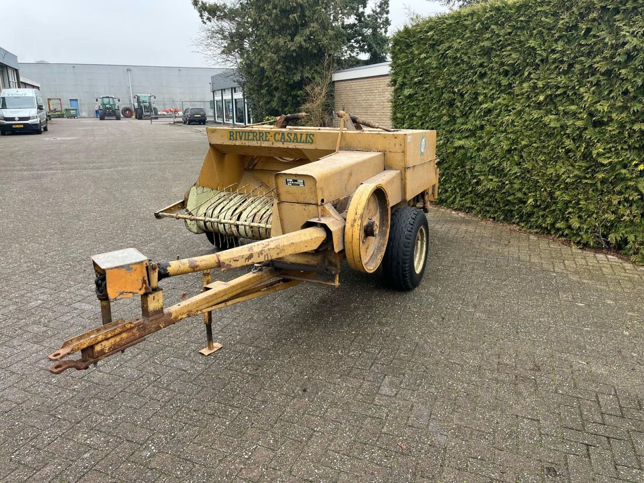 Rundballenpresse Türe ait Sonstige Riviere Casalis, Gebrauchtmaschine içinde Raalte (resim 2)