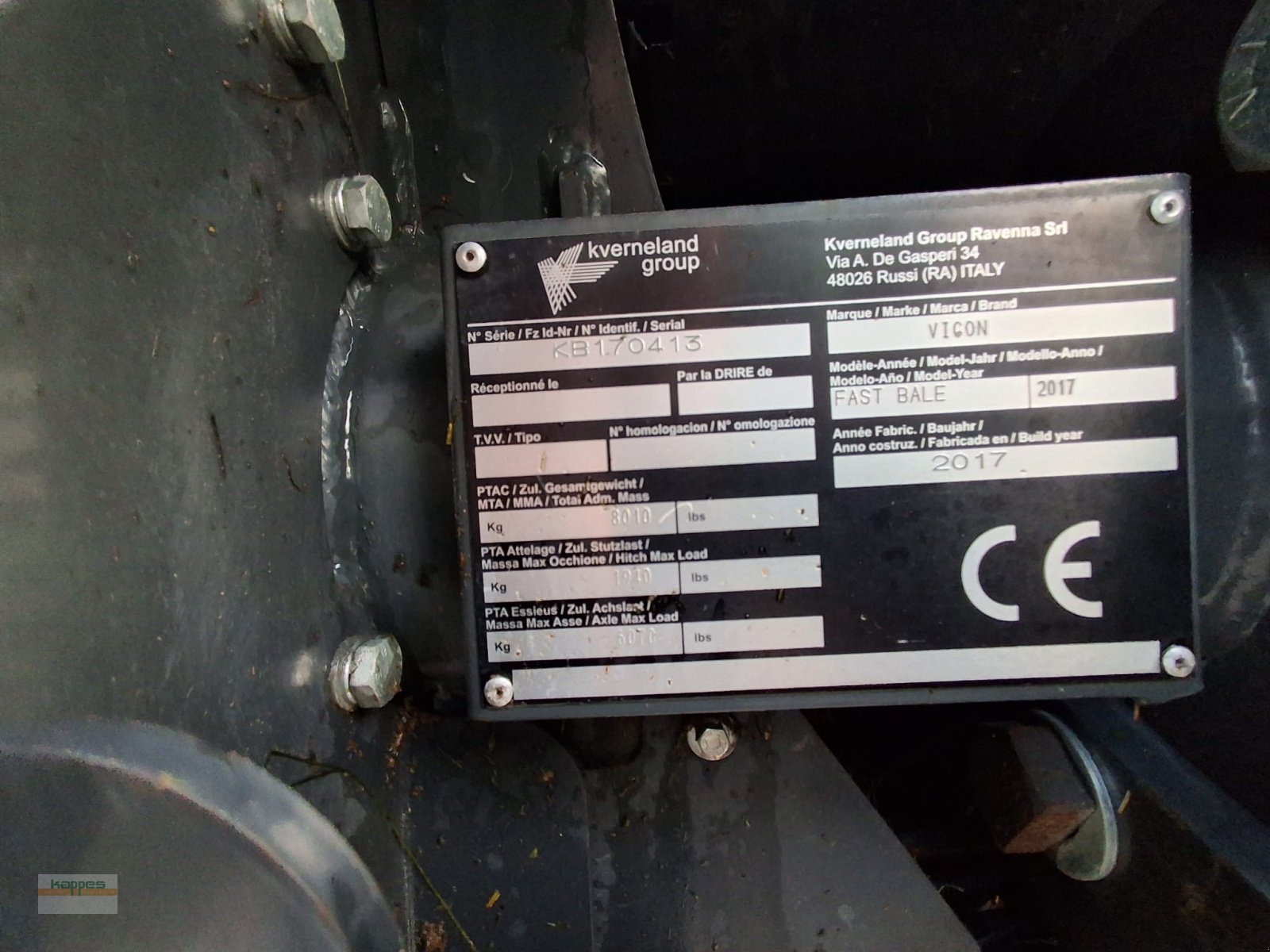 Rundballenpresse a típus Vicon Fastbale, Gebrauchtmaschine ekkor: Niederstetten (Kép 5)