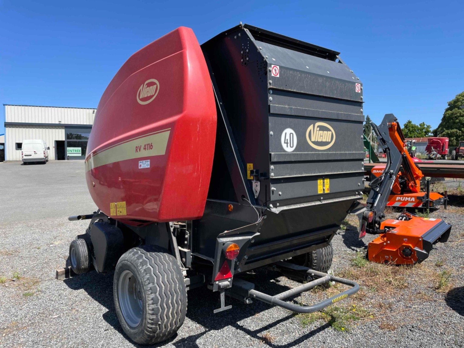 Rundballenpresse typu Vicon Presse à balles rondes RV4116RFF Vicon, Gebrauchtmaschine v LA SOUTERRAINE (Obrázok 3)