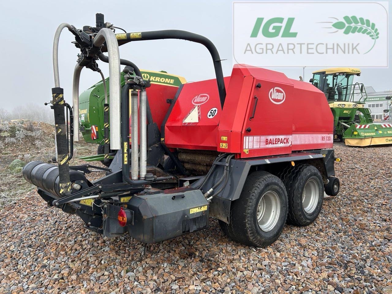 Rundballenpresse del tipo Vicon RF130, Gebrauchtmaschine In Nabburg (Immagine 3)