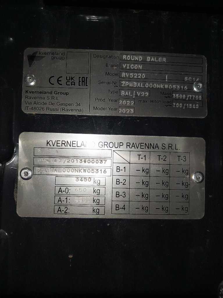 Rundballenpresse of the type Vicon RV 5220, Gebrauchtmaschine in PASSAIS LA CONCEPTION (Picture 4)