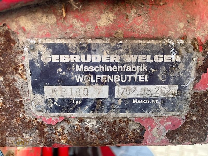 Rundballenpresse типа Welger RP 180, Gebrauchtmaschine в Waldkappel (Фотография 8)