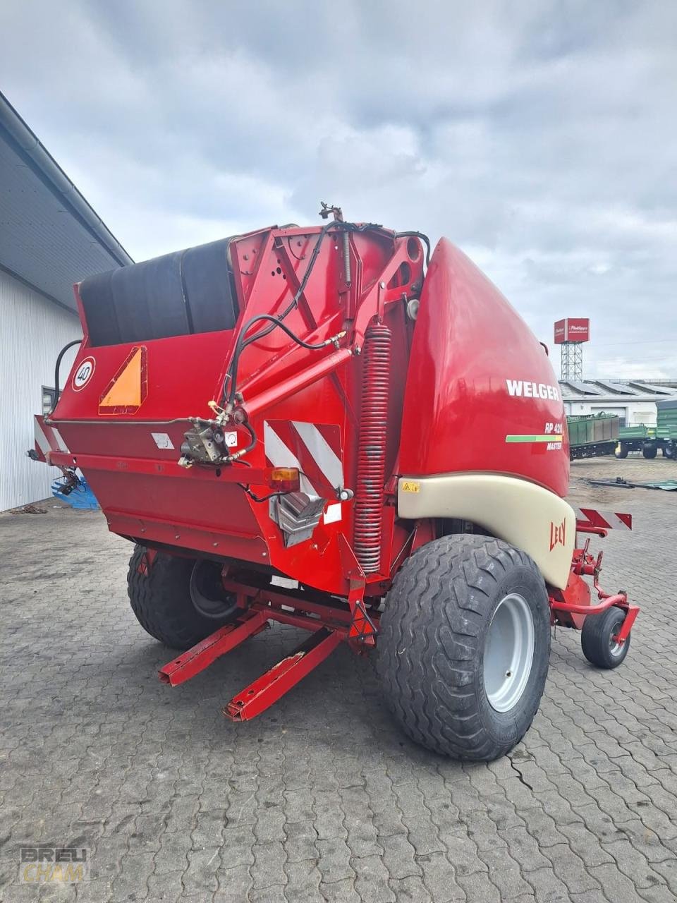 Rundballenpresse Türe ait Welger RP 420, Gebrauchtmaschine içinde Cham (resim 3)