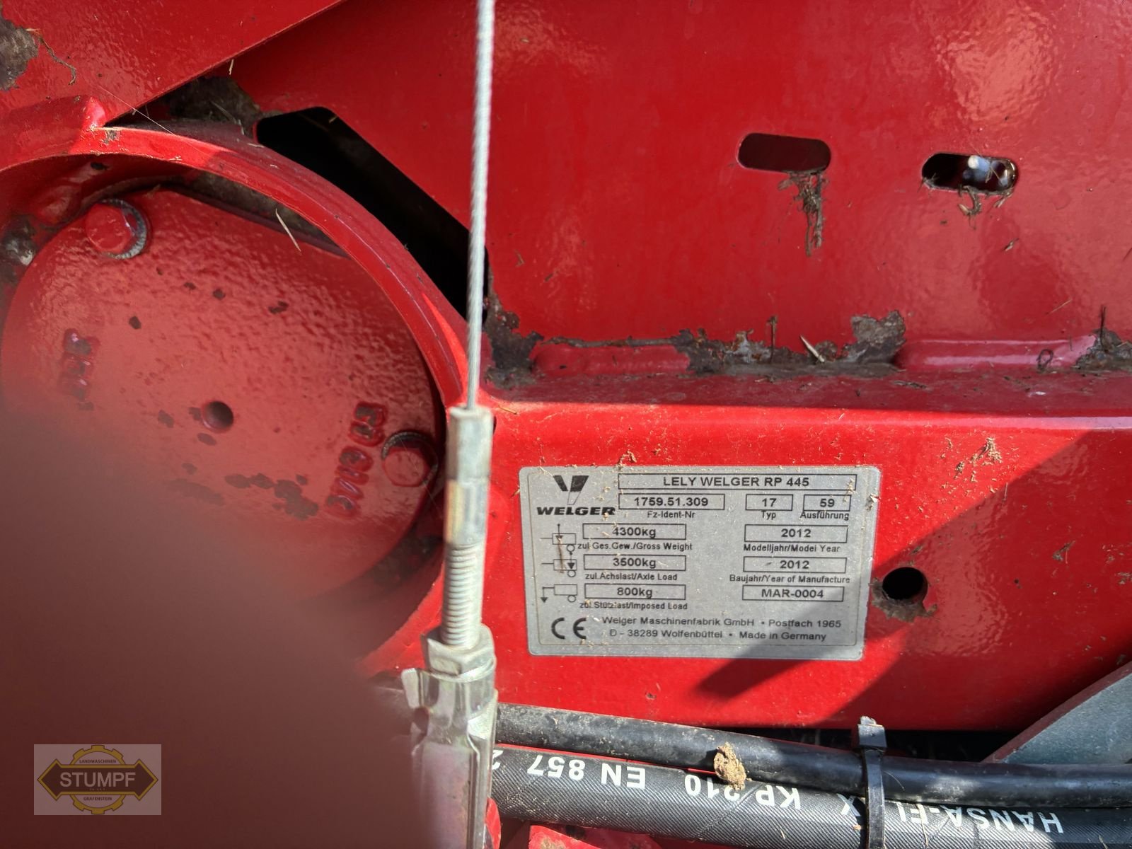 Rundballenpresse typu Welger Welger  RP 445, Gebrauchtmaschine v Grafenstein (Obrázek 3)