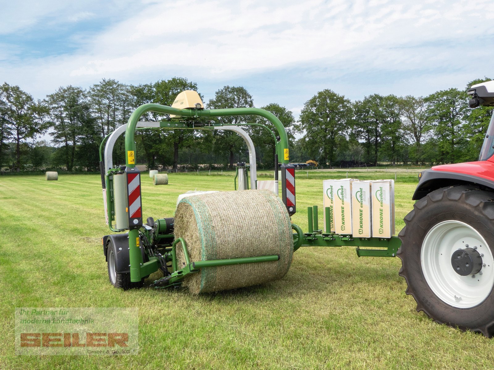 Rundballenwickelgerät typu Krone EasyWrap 165 T, Gebrauchtmaschine w Ansbach (Zdjęcie 2)