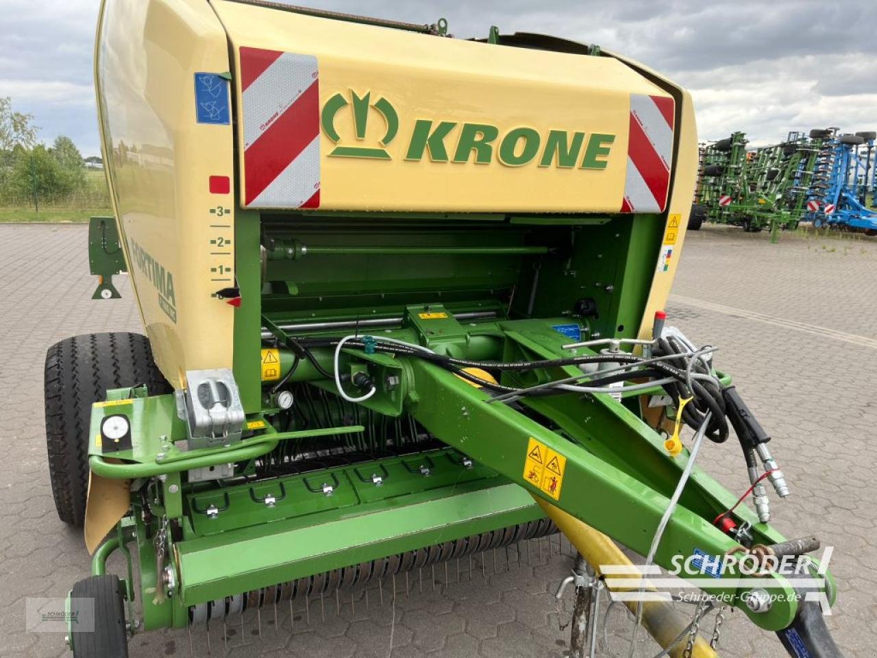 Rundballenwickelgerät des Typs Krone FORTIMA F 1600 MC, Gebrauchtmaschine in Leizen (Bild 9)