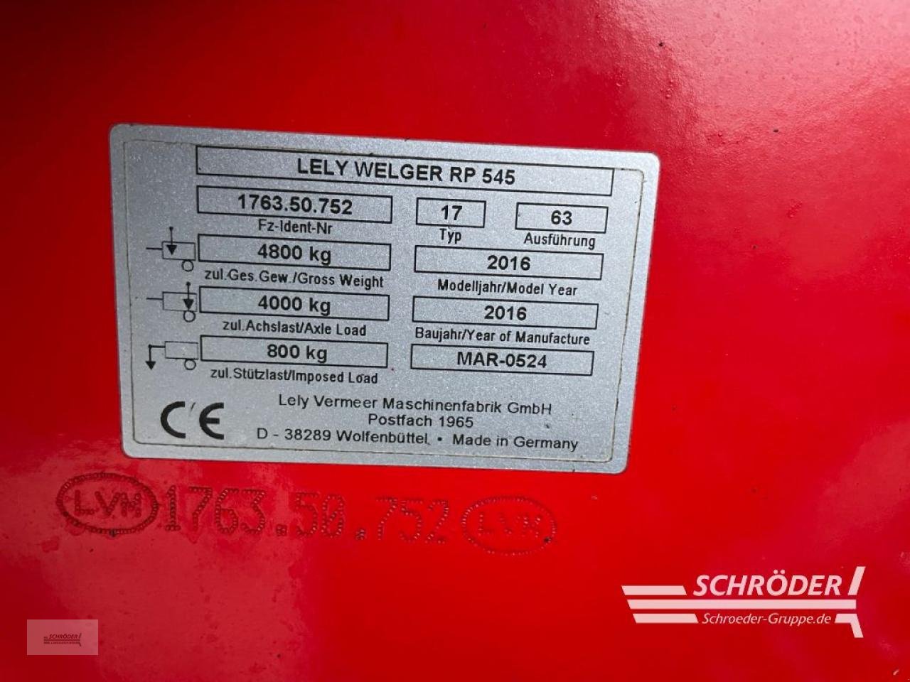 Rundballenwickelgerät tipa Lely RP 545 MASTER, Gebrauchtmaschine u Wildeshausen (Slika 27)