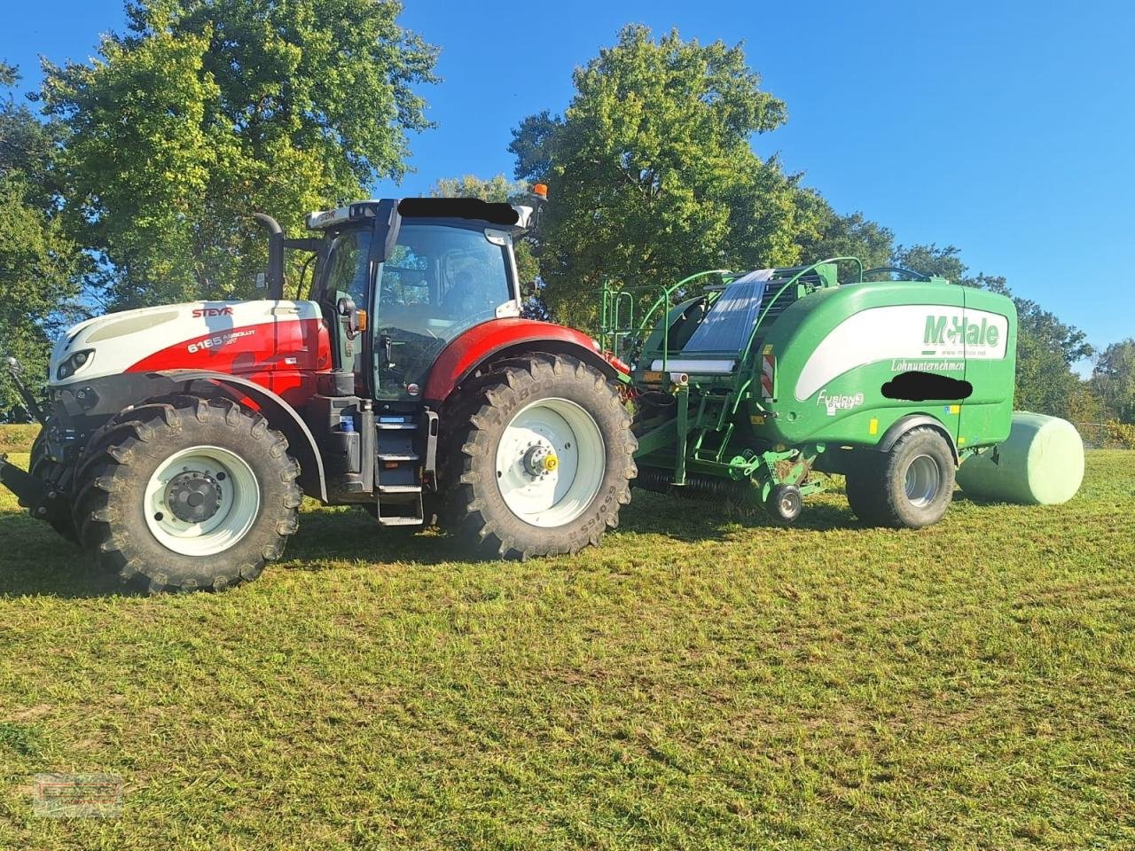 Rundballenwickelgerät des Typs McHale Fusion 3 Plus, Gebrauchtmaschine in Wlpertskirchen (Bild 1)