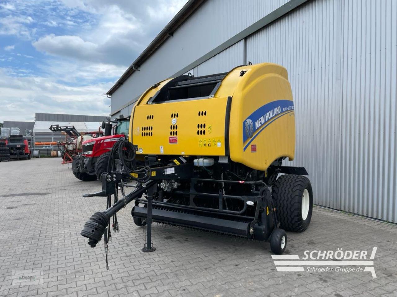Rundballenwickelgerät des Typs New Holland ROLL-BELT 180 CROPCUTTER, Gebrauchtmaschine in Scharrel (Bild 5)