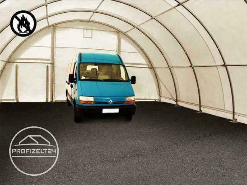 Rundbogenhalle des Typs Toolport Rundbogenhalle 9,15x10m Lagerzelt Zelthalle Lager Zelt grün, Neumaschine in Norderstedt (Bild 7)