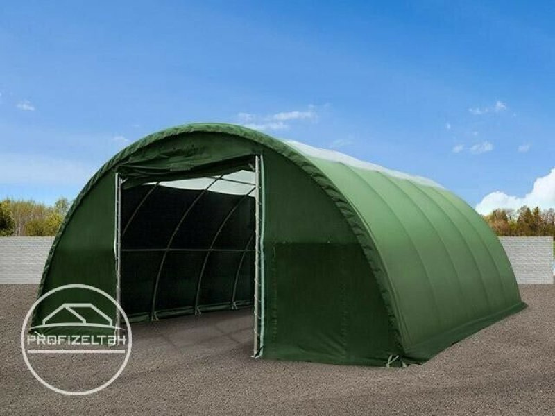 Rundbogenhalle des Typs Toolport Rundbogenhalle 9,15x12m Zelthalle Weidezelt Lagerzelt Garage Halle Unterstand, Neumaschine in Norderstedt (Bild 3)