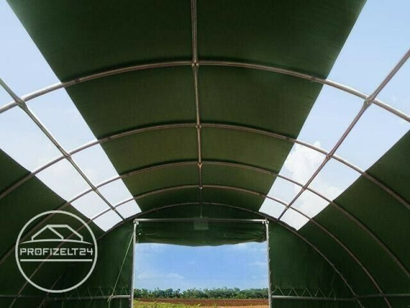 Rundbogenhalle des Typs Toolport Rundbogenhalle 9,15x12m Zelthalle Weidezelt Lagerzelt Garage Halle Unterstand, Neumaschine in Norderstedt (Bild 4)