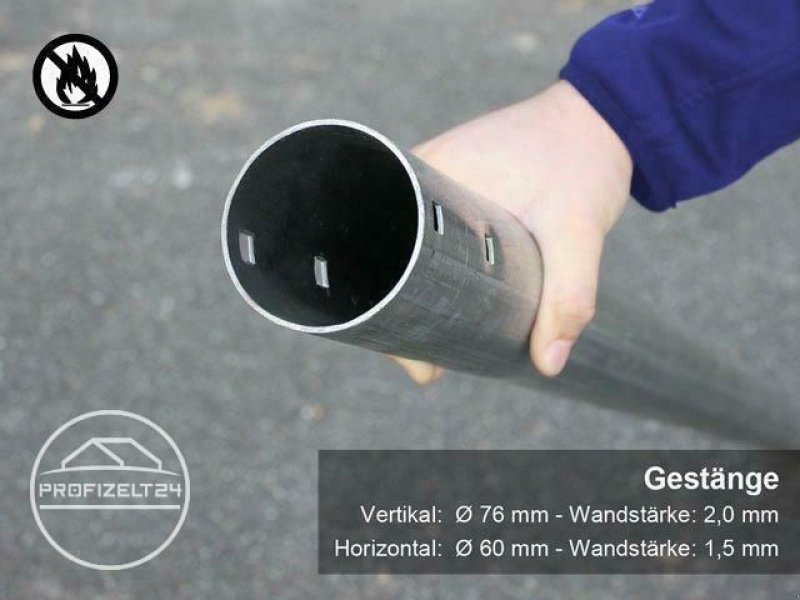 Rundbogenhalle des Typs Toolport Rundbogenhalle 9,15x20m Lagerzelt Zelthalle Industriezelt grün, Neumaschine in Norderstedt (Bild 8)