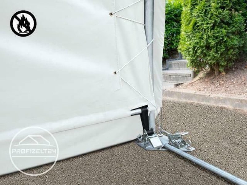 Rundbogenhalle des Typs Toolport Rundbogenhalle 9,15x20m Lagerzelt Zelthalle Industriezelt grün, Neumaschine in Norderstedt (Bild 11)