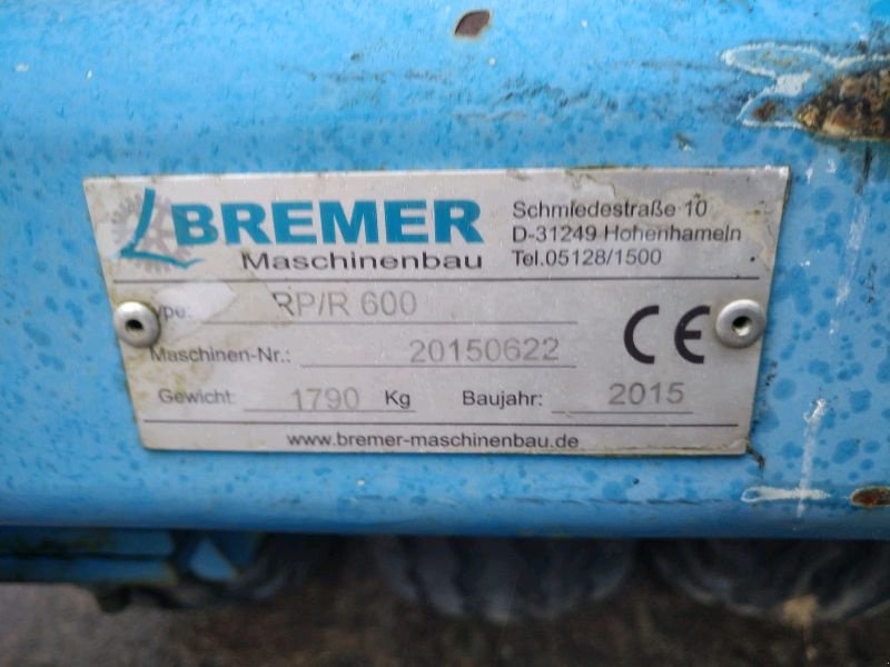Saatbettkombination/Eggenkombination типа Bremer FRP/R 600, Gebrauchtmaschine в Liebenwalde (Фотография 8)
