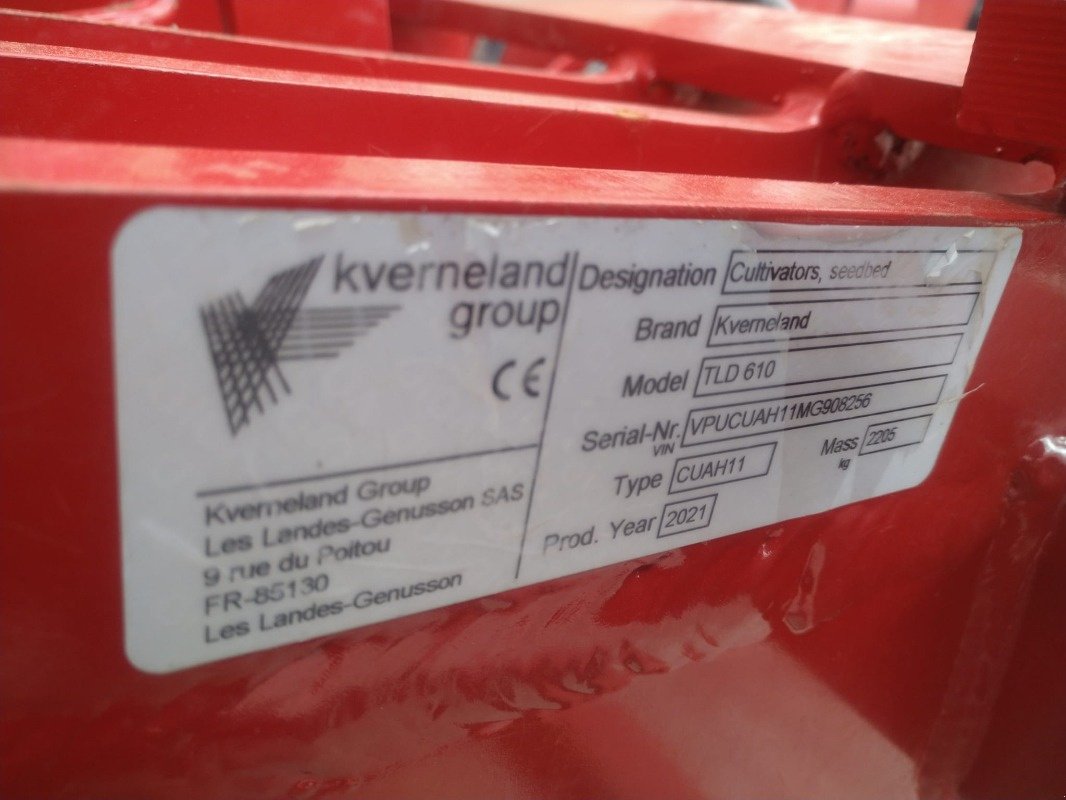 Saatbettkombination/Eggenkombination des Typs Kverneland TLD 610, Gebrauchtmaschine in Liebenwalde (Bild 17)