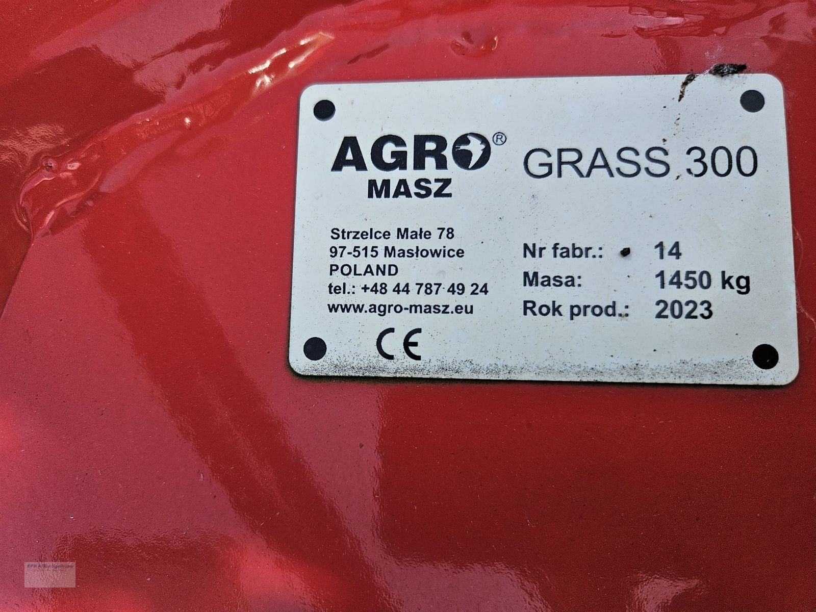 Saatbettkombination del tipo Agro-Masz GRASS 300, Gebrauchtmaschine en Erlbach (Imagen 2)