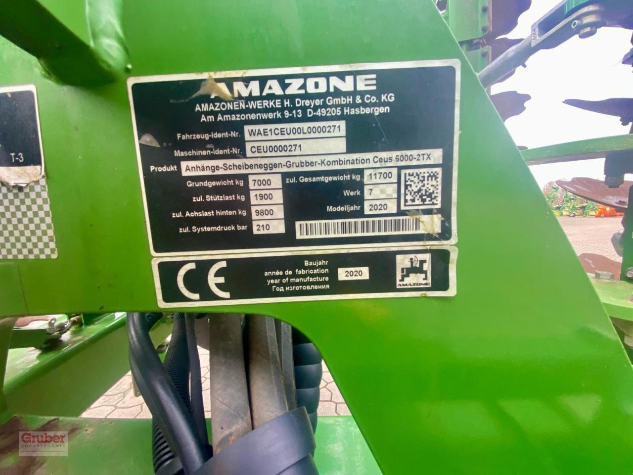 Saatbettkombination van het type Amazone Ceus 6000-2TX, Vorführmaschine in Leipzig OT Engelsdorf (Foto 9)