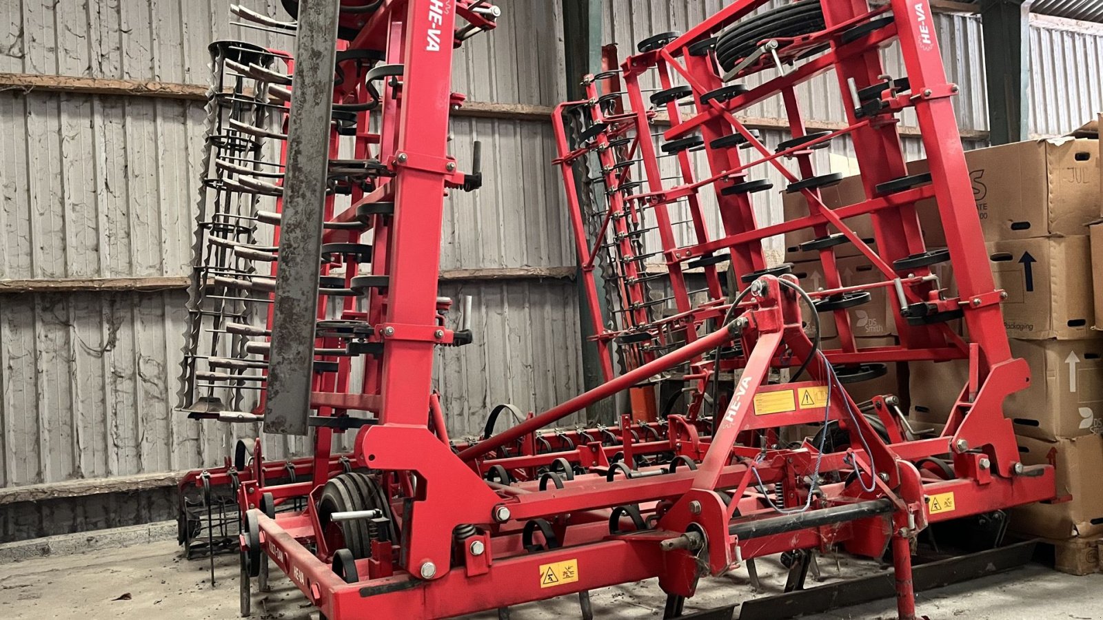 Saatbettkombination of the type HE-VA Kulti-Dan 6,4 m med kombi efterharve + planer planke, Gebrauchtmaschine in Borre (Picture 1)