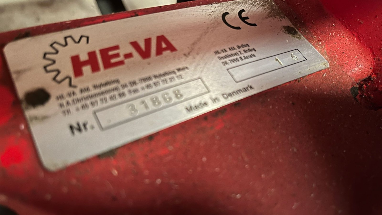 Saatbettkombination of the type HE-VA Kulti-Dan 6,4 m med kombi efterharve + planer planke, Gebrauchtmaschine in Borre (Picture 6)