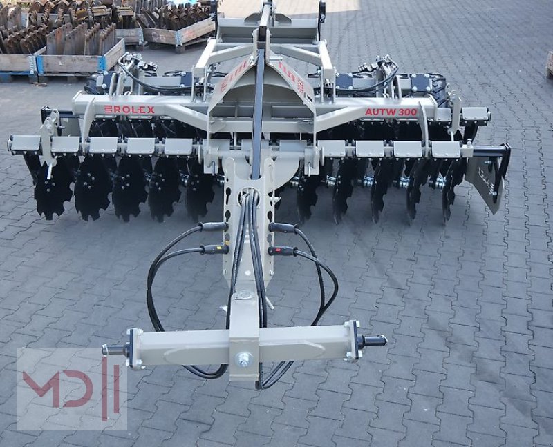 Saatbettkombination des Typs MD Landmaschinen Rol-Ex Scheibenegge mit Hitch und Reifenpacker 2,5m - 4,0m AUTW, Neumaschine in Zeven (Bild 2)