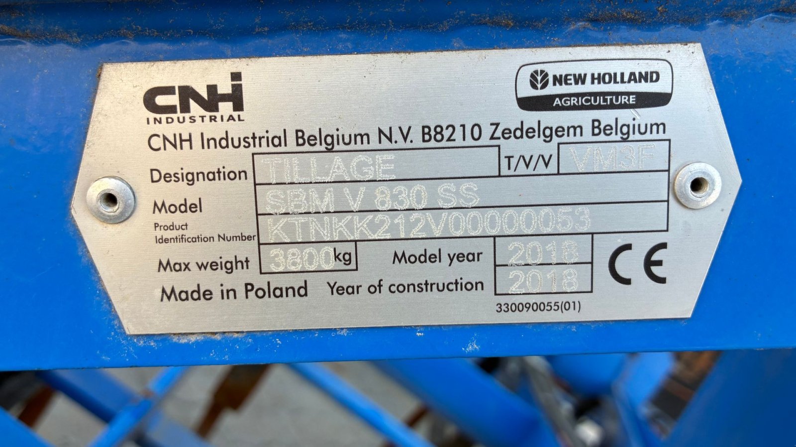 Saatbettkombination of the type New Holland SBMV 830 Liftophængt, Gebrauchtmaschine in Hedensted (Picture 7)