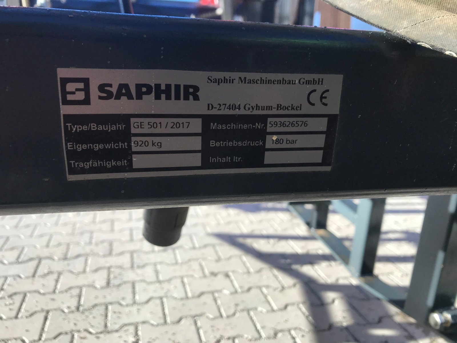 Saatbettkombination of the type Saphir GE 501, Gebrauchtmaschine in Woringen (Picture 12)