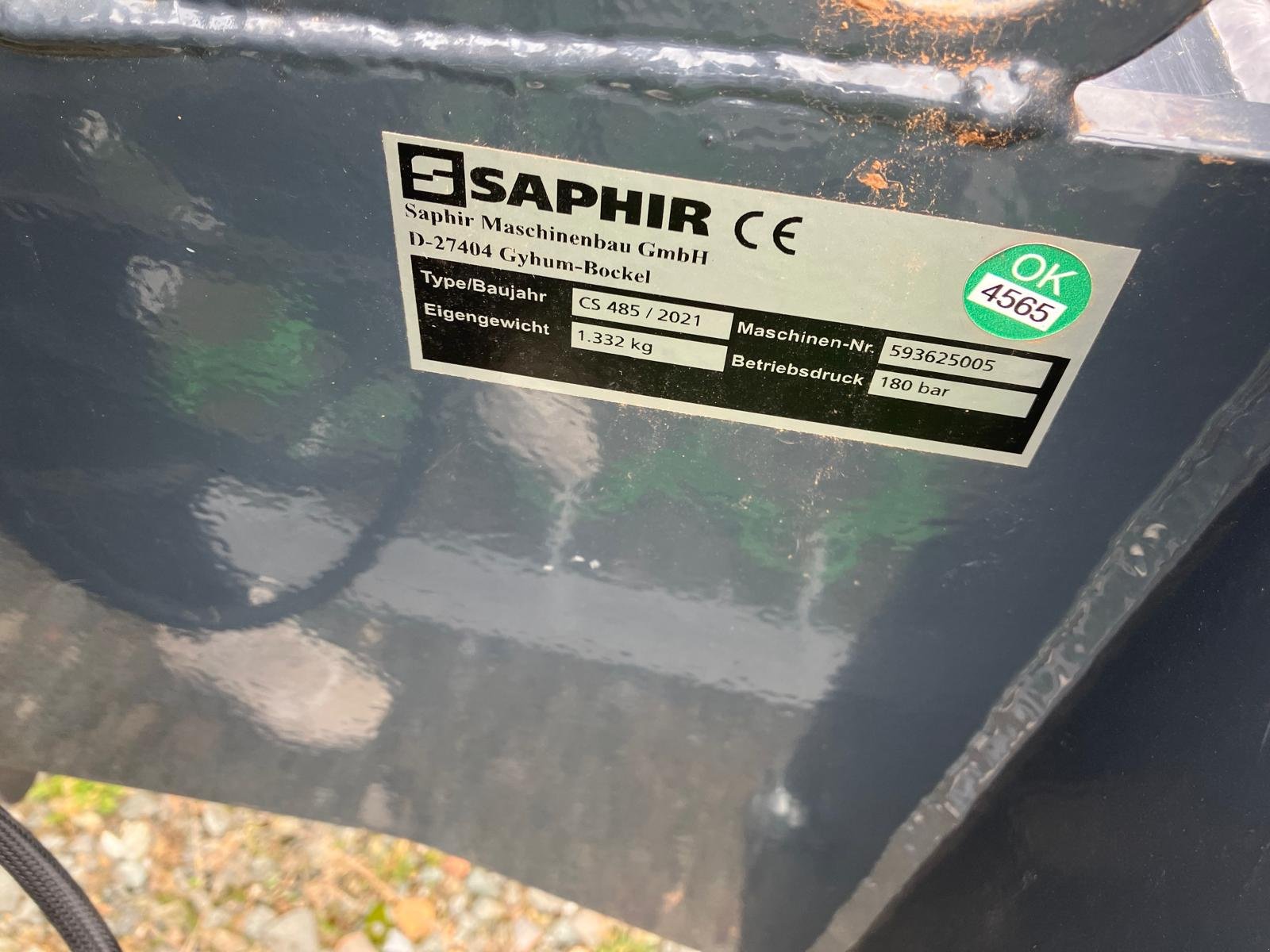 Saatbettkombination des Typs Saphir Strohstriegel Clearstar 485, Gebrauchtmaschine in Korbach (Bild 3)