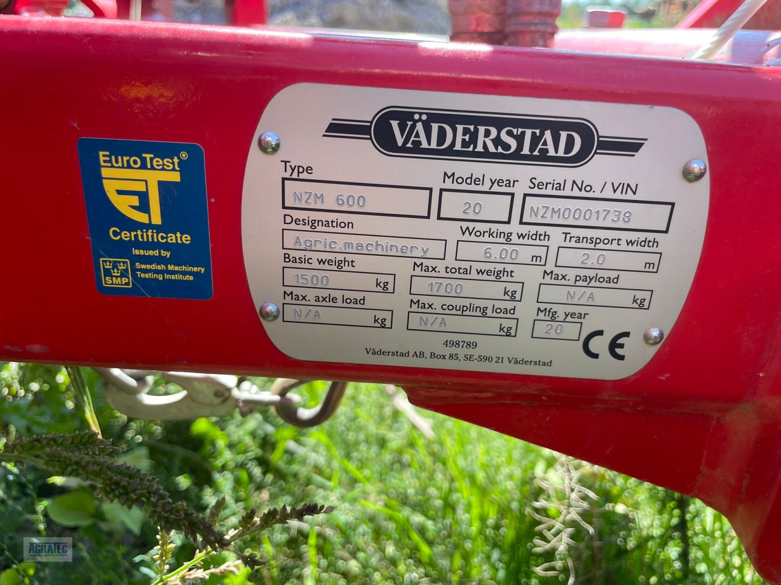 Saatbettkombination Türe ait Väderstad NZ Mounted 600, Gebrauchtmaschine içinde Bad Abbach (resim 5)