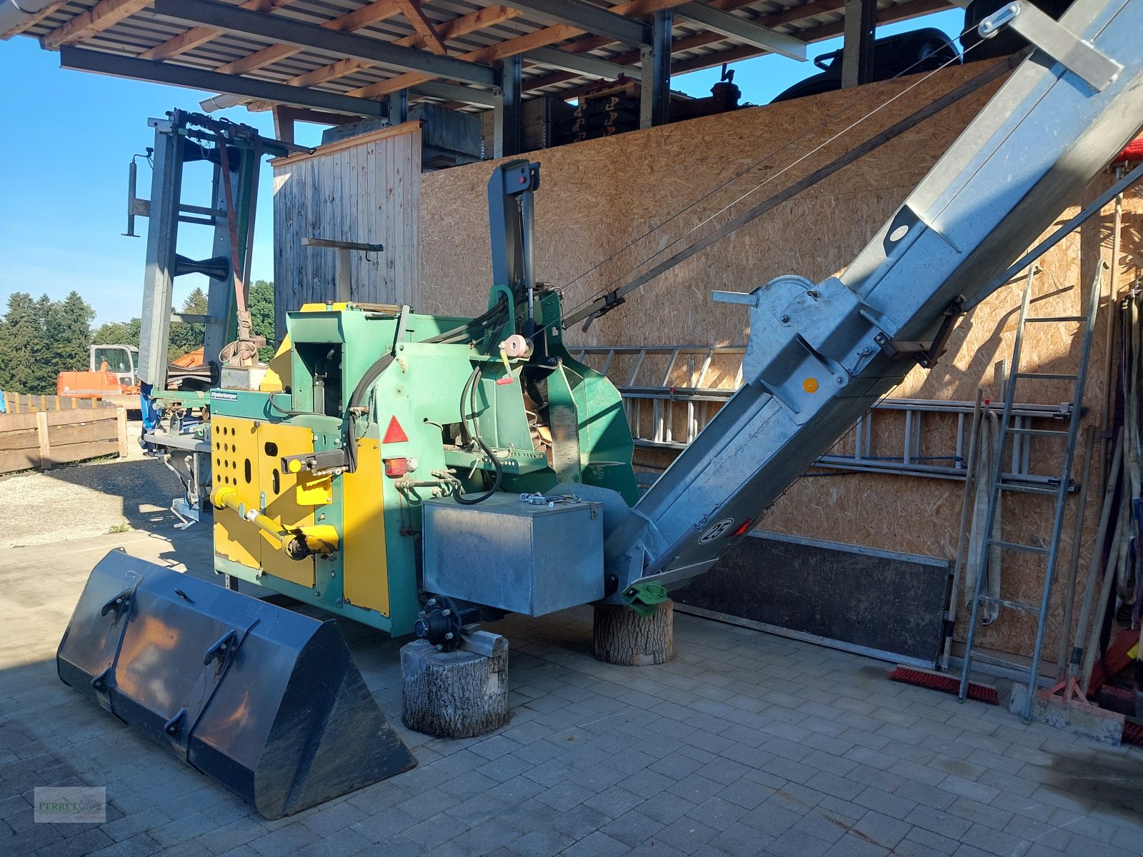 Sägeautomat & Spaltautomat του τύπου Binderberger Brennholzautomat, Gebrauchtmaschine σε Neubeuern (Φωτογραφία 1)