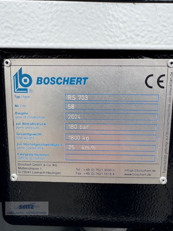 Sägeautomat & Spaltautomat a típus Boschert RS 703, Neumaschine ekkor: Lindenfels-Glattbach (Kép 6)