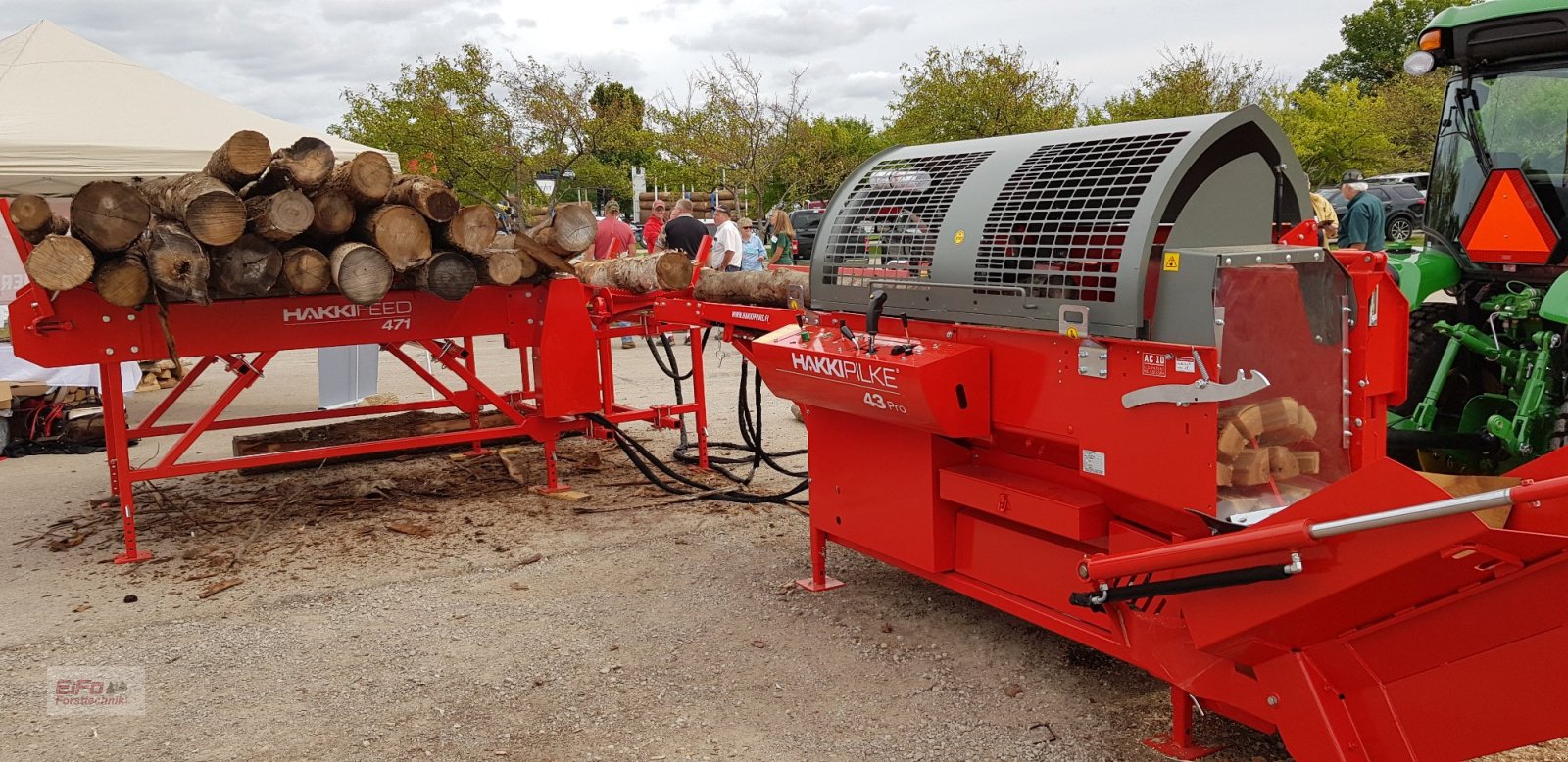 Sägeautomat & Spaltautomat Türe ait Hakki Pilke Feed 471, Neumaschine içinde Bad Grönenbach (resim 3)