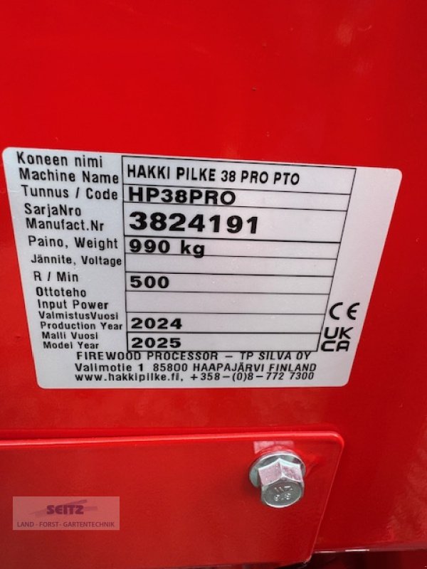 Sägeautomat & Spaltautomat a típus Hakki Pilke HP 38 PRO, Neumaschine ekkor: Lindenfels-Glattbach (Kép 7)