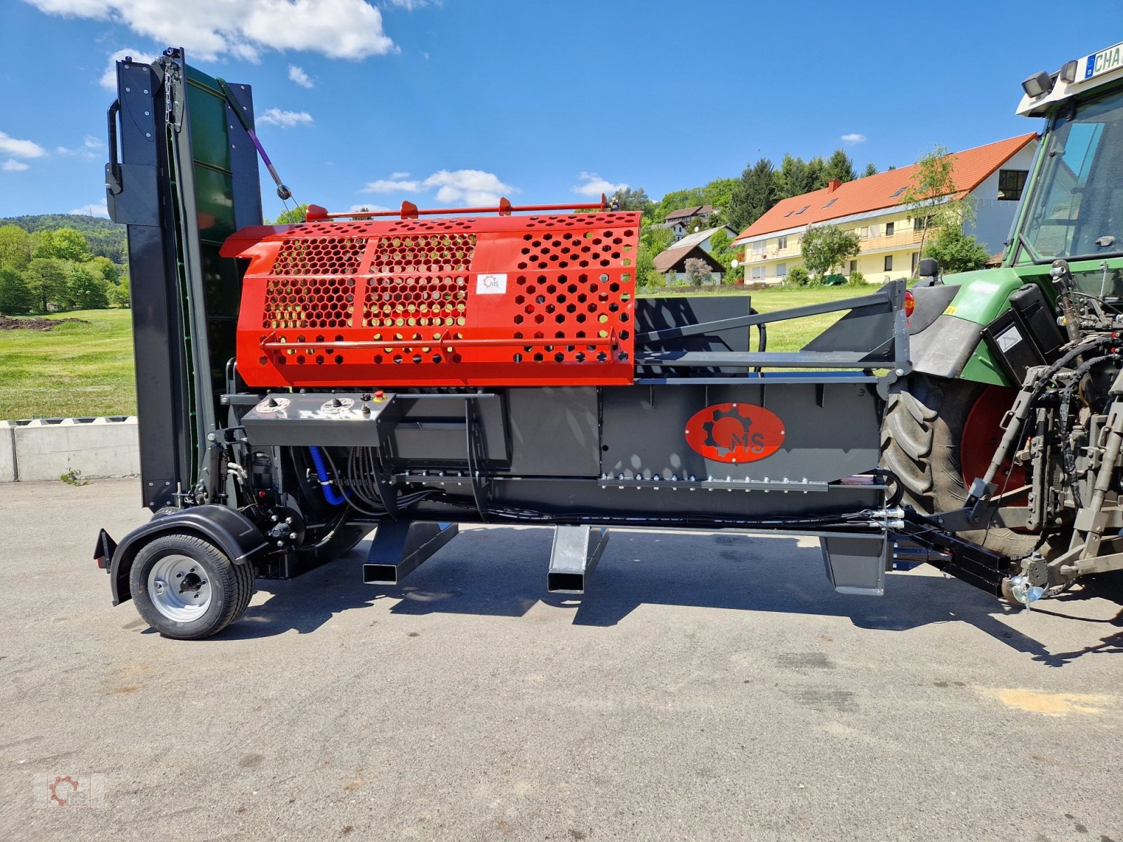 Sägeautomat & Spaltautomat tipa MS Splitter 1500 Fahrwerk 22to 50cm Durchmesser 1m Scheitlänge Sägespaltautomat, Neumaschine u Tiefenbach (Slika 8)