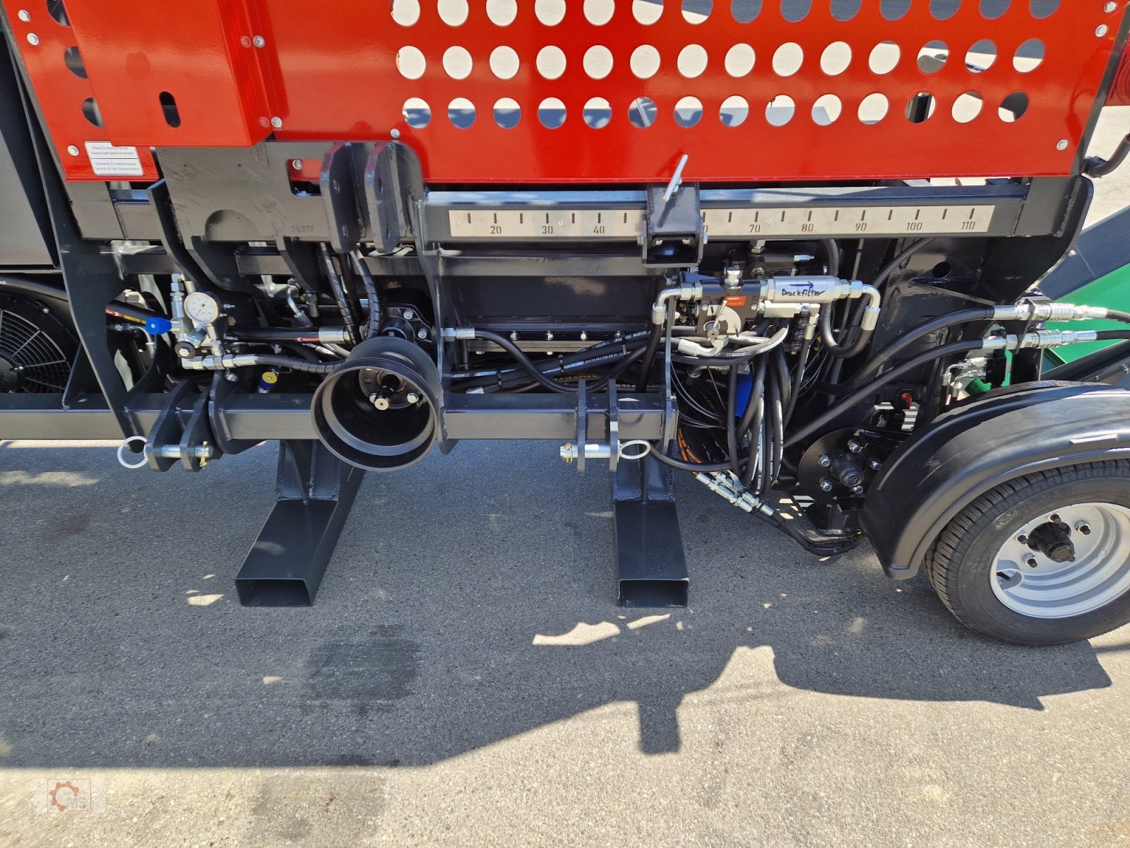 Sägeautomat & Spaltautomat del tipo MS Splitter 1500 Fahrwerk 22to 50cm Durchmesser 1m Scheitlänge Sägespaltautomat, Neumaschine en Tiefenbach (Imagen 19)