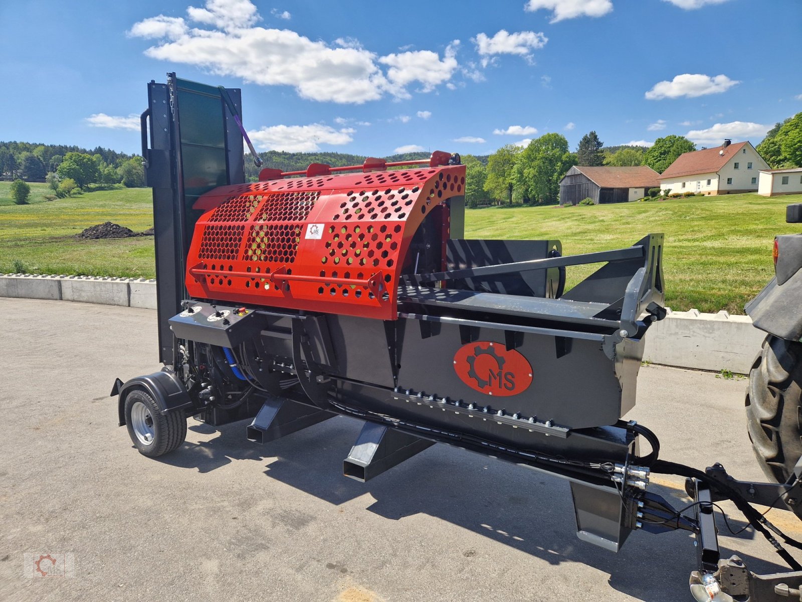 Sägeautomat & Spaltautomat del tipo MS Splitter 1500 Fahrwerk 22to 50cm Durchmesser 1m Scheitlänge Sägespaltautomat, Neumaschine en Tiefenbach (Imagen 24)