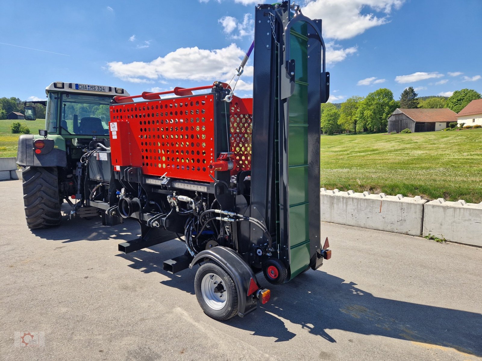 Sägeautomat & Spaltautomat del tipo MS Splitter 1500 Fahrwerk 22to 50cm Durchmesser 1m Scheitlänge Sägespaltautomat, Neumaschine en Tiefenbach (Imagen 11)