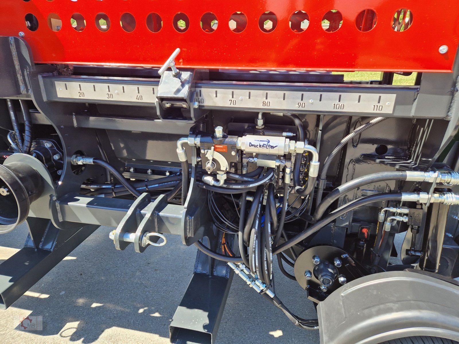 Sägeautomat & Spaltautomat del tipo MS Splitter 1500 Fahrwerk 22to 50cm Durchmesser 1m Scheitlänge Sägespaltautomat, Neumaschine en Tiefenbach (Imagen 12)