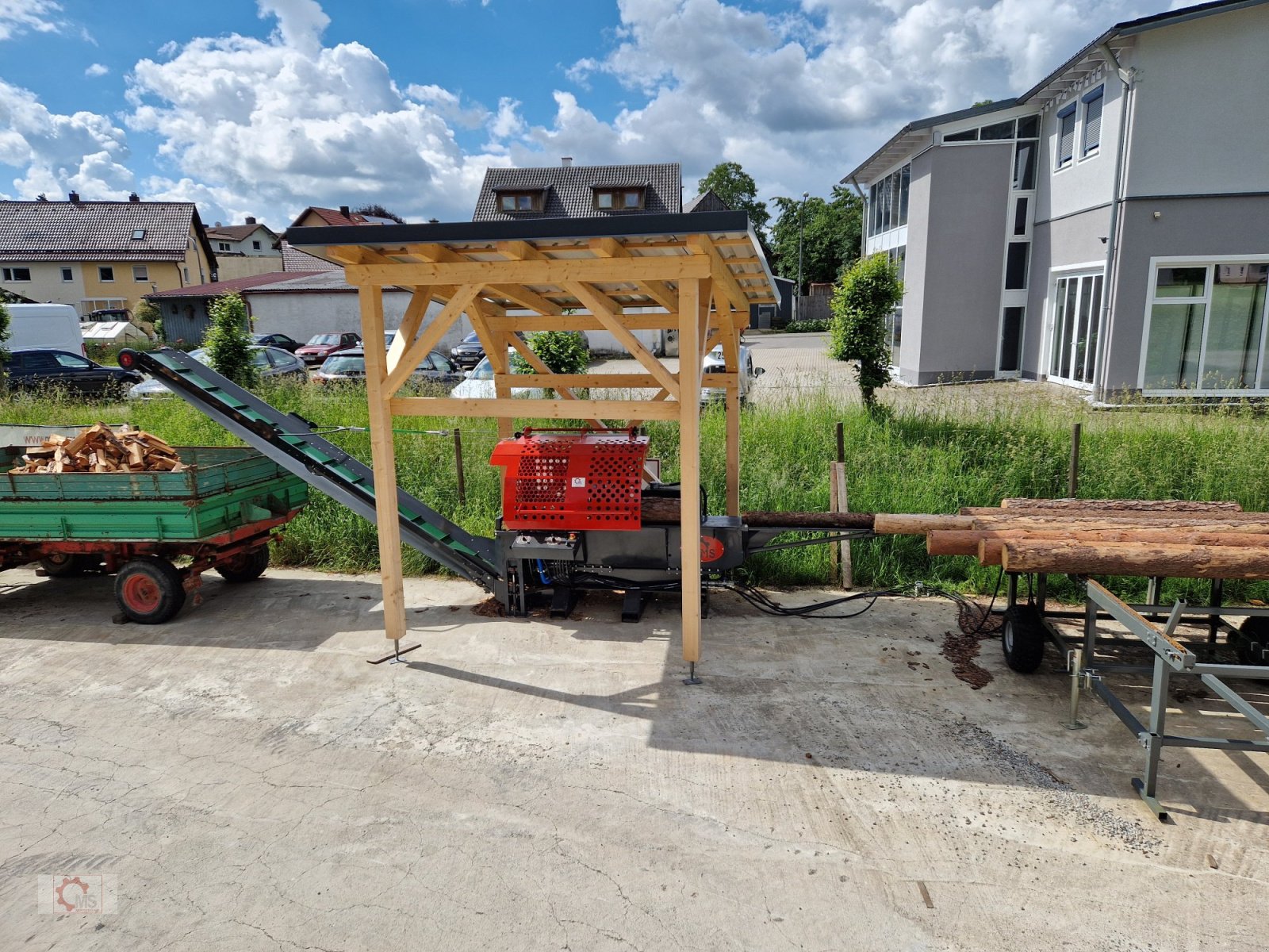 Sägeautomat & Spaltautomat typu MS Splitter 500 V2 22t 50cm Durchmesser Ölkühler Sägespaltautomat, Neumaschine v Tiefenbach (Obrázek 1)