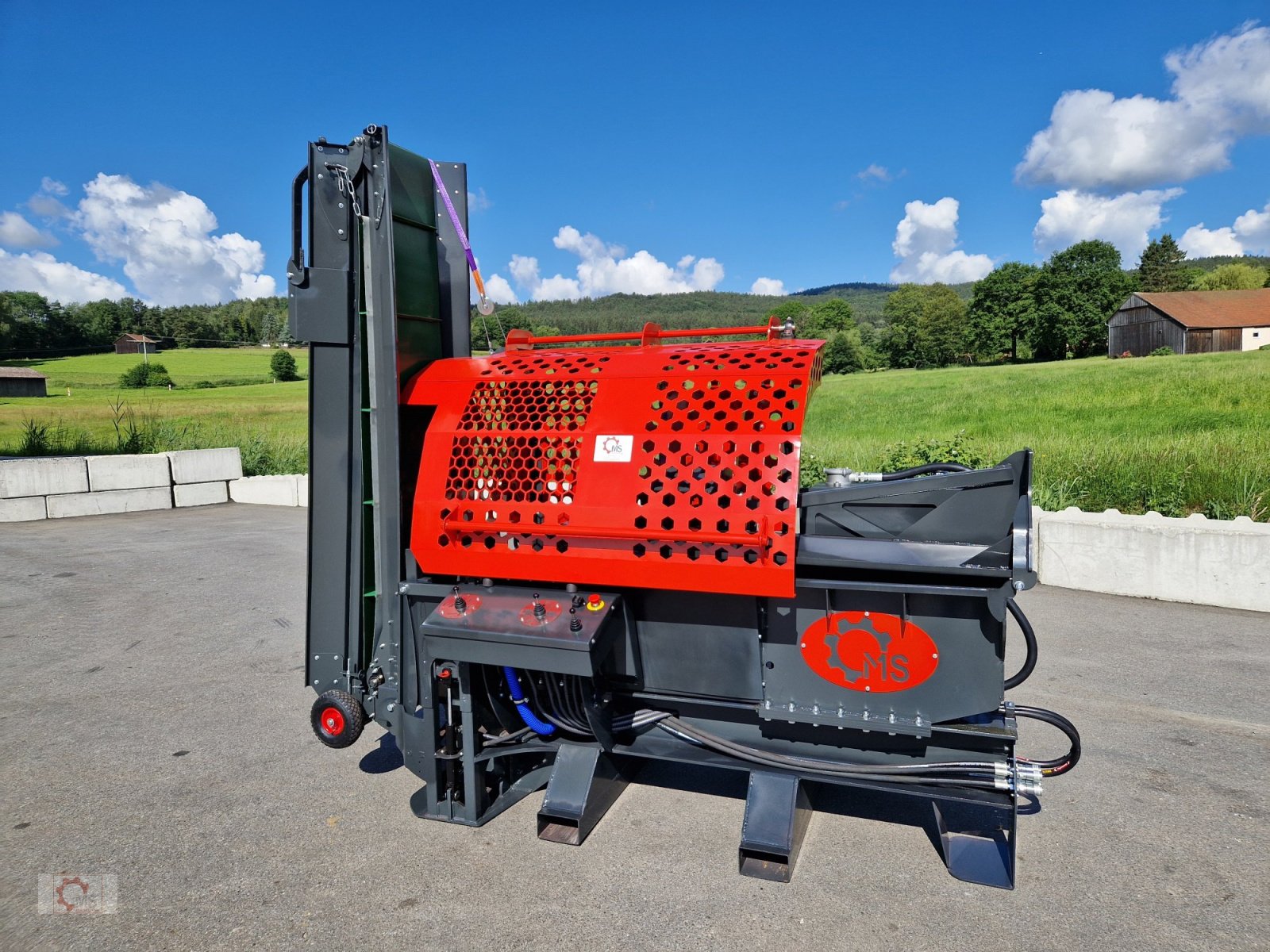 Sägeautomat & Spaltautomat typu MS Splitter 500 V2 22t 50cm Durchmesser Ölkühler Sägespaltautomat, Neumaschine v Tiefenbach (Obrázek 2)