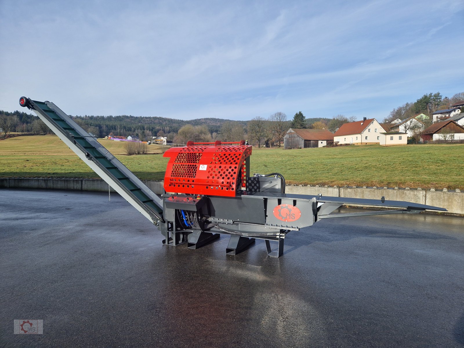 Sägeautomat & Spaltautomat typu MS Splitter 500 V2 22t 50cm Durchmesser Ölkühler, Neumaschine w Tiefenbach (Zdjęcie 23)