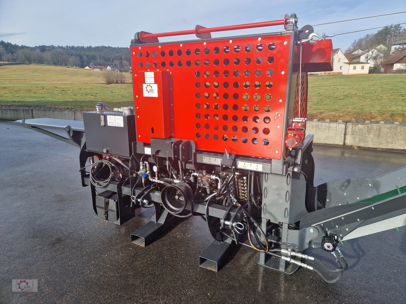 Sägeautomat & Spaltautomat typu MS Splitter 500 V2 22t 50cm Durchmesser Ölkühler, Neumaschine w Tiefenbach (Zdjęcie 26)