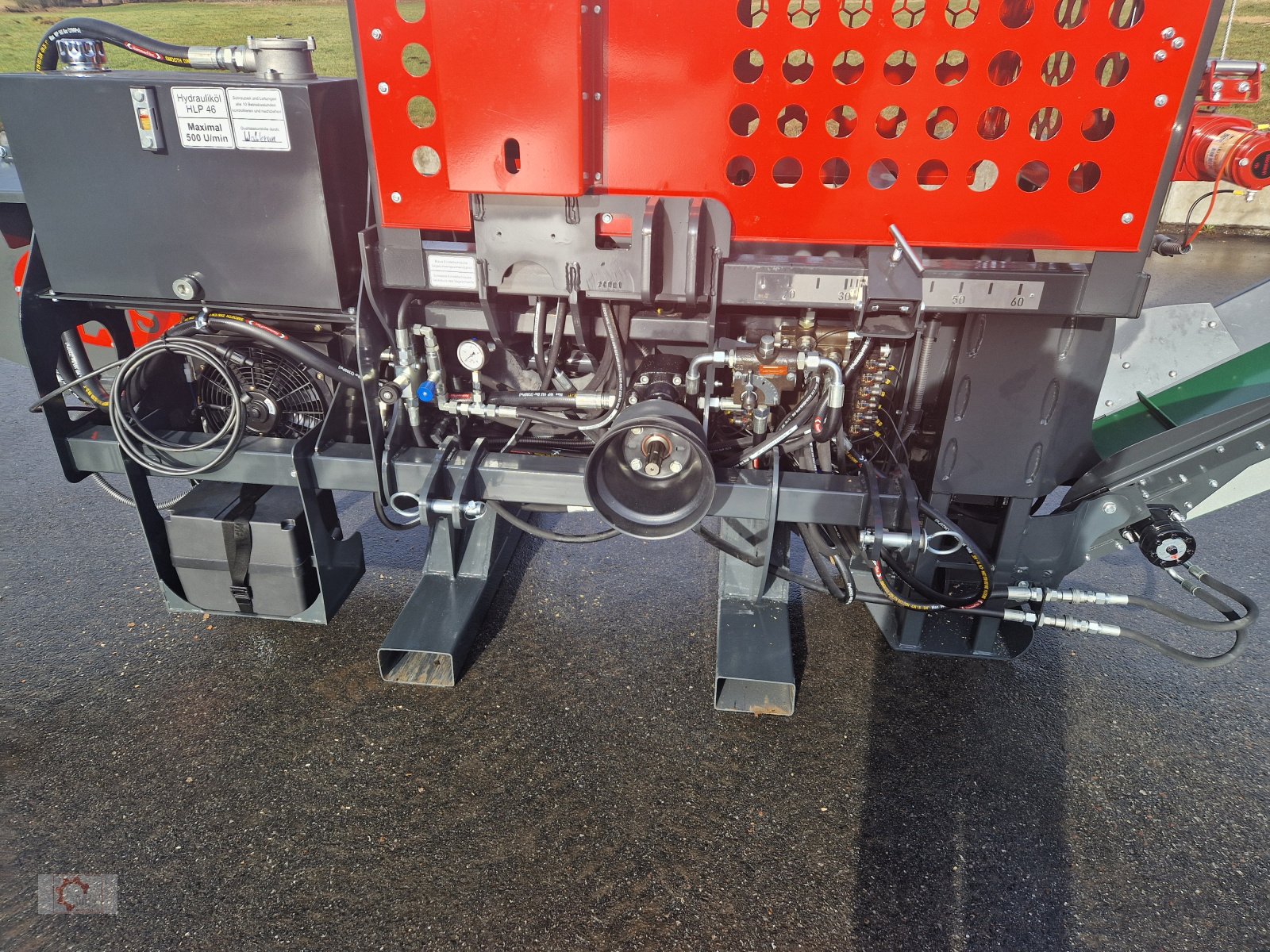 Sägeautomat & Spaltautomat typu MS Splitter 500 V2 22t 50cm Durchmesser Ölkühler, Neumaschine w Tiefenbach (Zdjęcie 29)