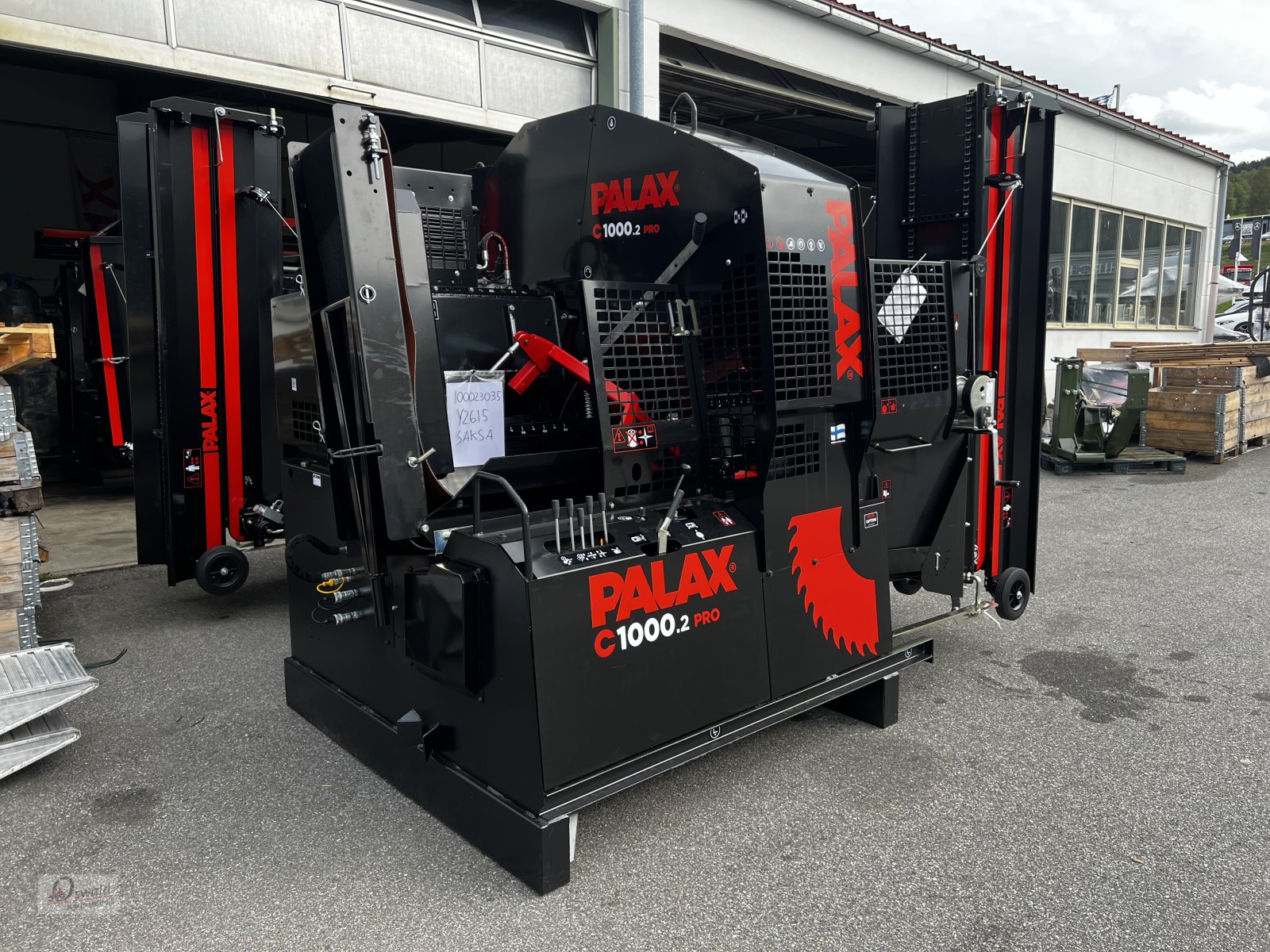 Sägeautomat & Spaltautomat des Typs Palax C1000 Kreissäge Sägespalter Vorführmaschine, Neumaschine in Regen (Bild 2)