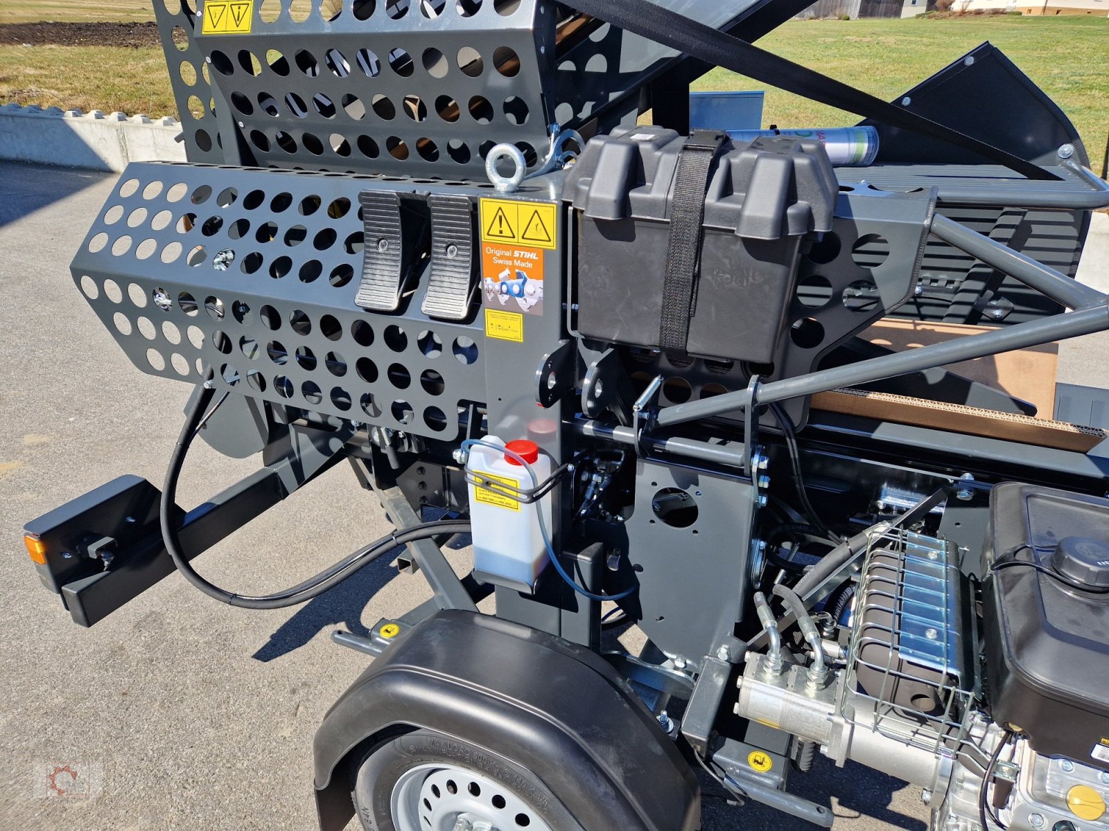 Sägeautomat & Spaltautomat типа Pilkemaster EVO 36 Benzinmotor 10to 36cm Stammheber Fahrwerk 80 km/h, Neumaschine в Tiefenbach (Фотография 5)